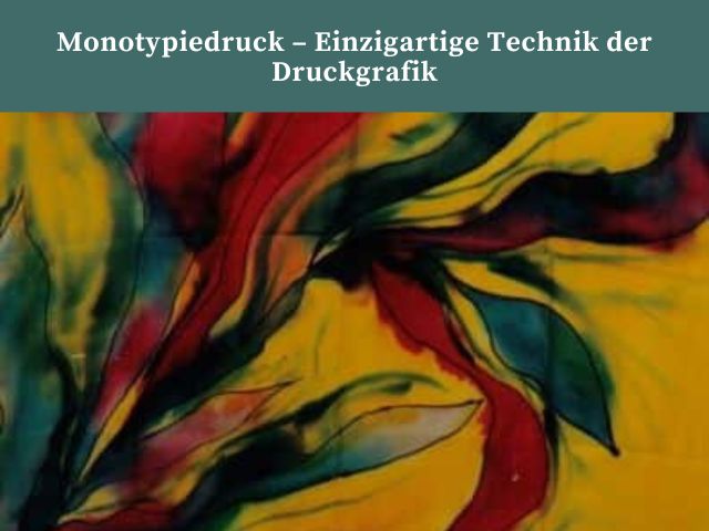 Monotypie-Druck