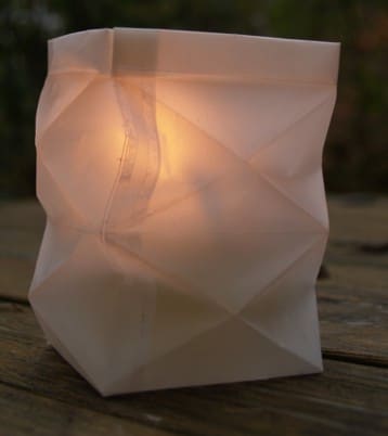 Knick-Windlicht auch Vellum