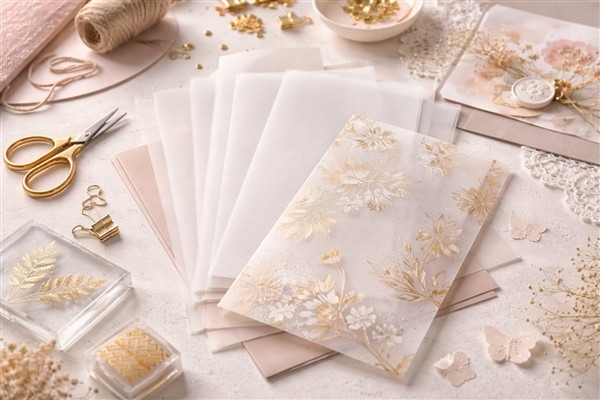 Vellum – transparentes Papier für Karten, Scrapbooks und feine Akzente