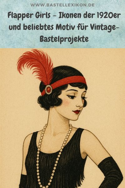 Flapper Girls – Ikonen der 1920er und beliebtes Motiv für Vintage-Bastelprojekte